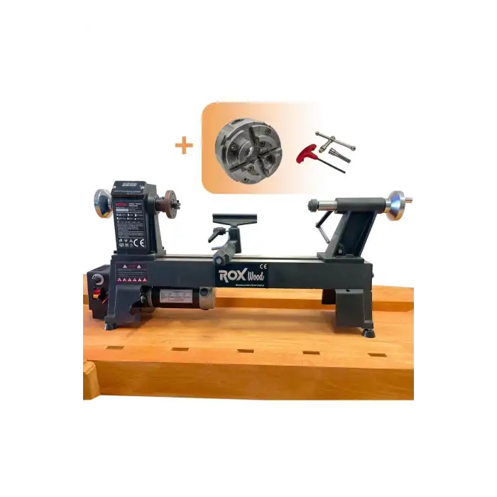 Rox Wood 0179 Devir Ayarlı Ahşap Torna Makinası 750 Watt