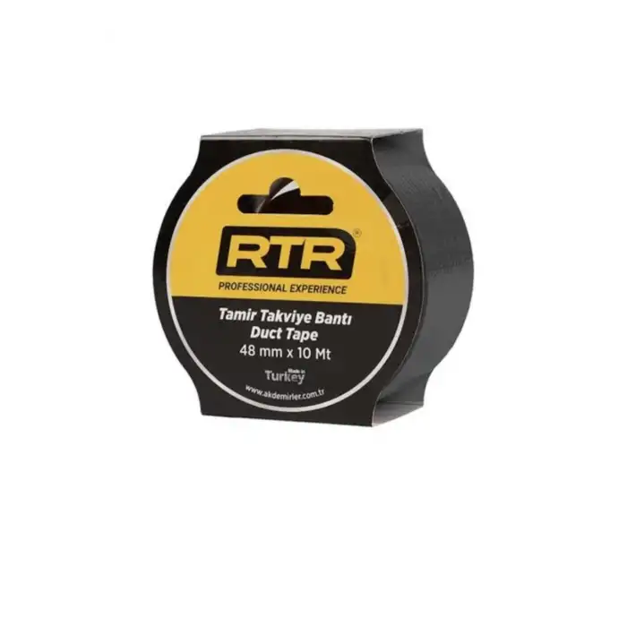 Rtrmax Tamir Takviye Bandı Duct Tape 48mm X 10 Siyah