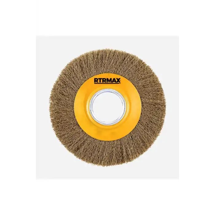 Rtrmax Rh23200 Saçaklı Daire Tel Fırça 200 mm
