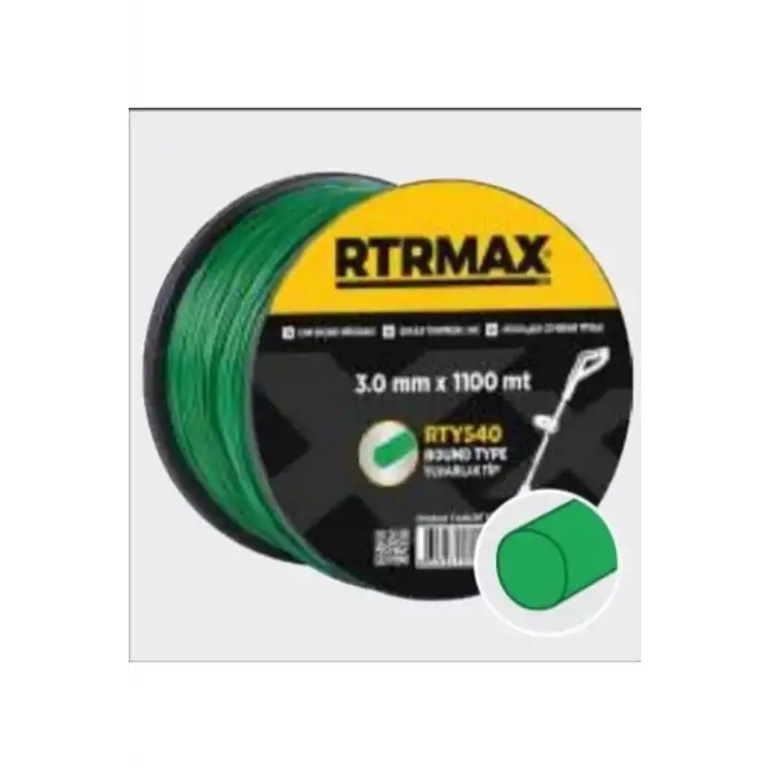 Rtrmax Tırpan Misinası Yuvarlak 3,0mmx1100m Rty540