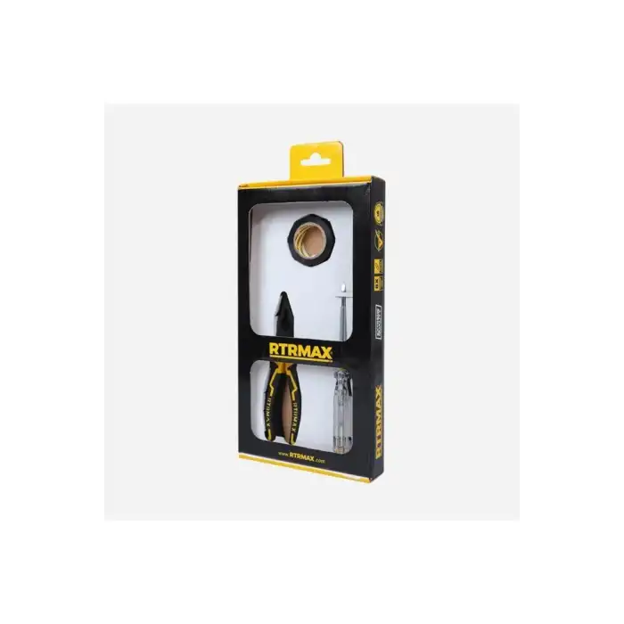 Rtrmax 3lü El Aleti Seti Pense/kontol Kalemi/elektrik Bandı