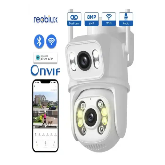 icsee WİFİ SMART KAMERA 8MP UYUMLU WİFİ İP CAMERA 360 DERECE