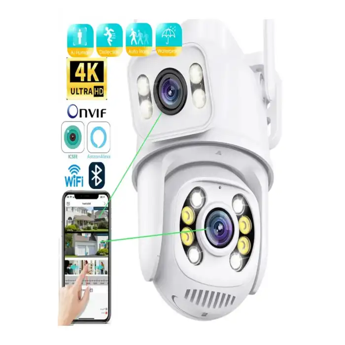 icsee WİFİ SMART KAMERA 8MP UYUMLU WİFİ İP CAMERA 360 DERECE