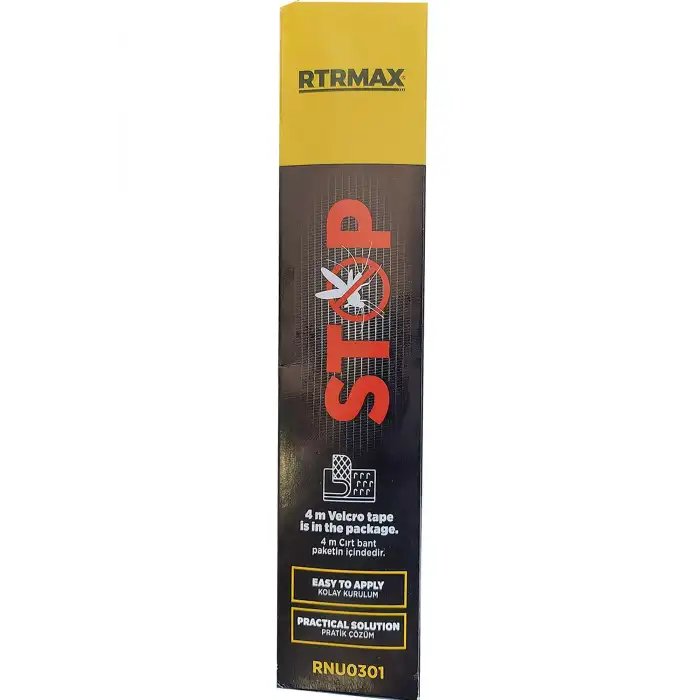 Rtrmax Sineklik 75x125cm Fiber Tül, Yıkanabilir, Beyaz