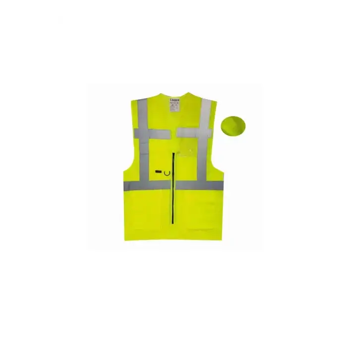 Uniwest UW 220 Yönetici Yeleği Sarı Fileli M