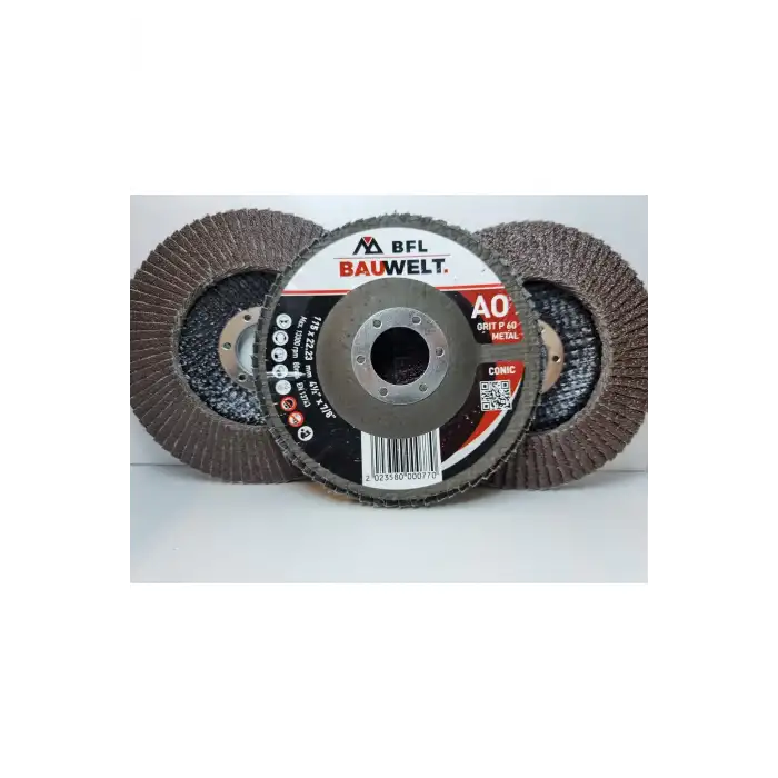 BAUWELT ÇAP115 A060 FLAP DİSK ZIMPARA HIGHTECH 5Lİ PAKET