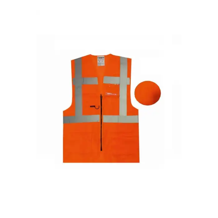 Uniwest Uw 221 Yönetici Ikaz Yeleği (fileli) Turuncu Xxl Beden