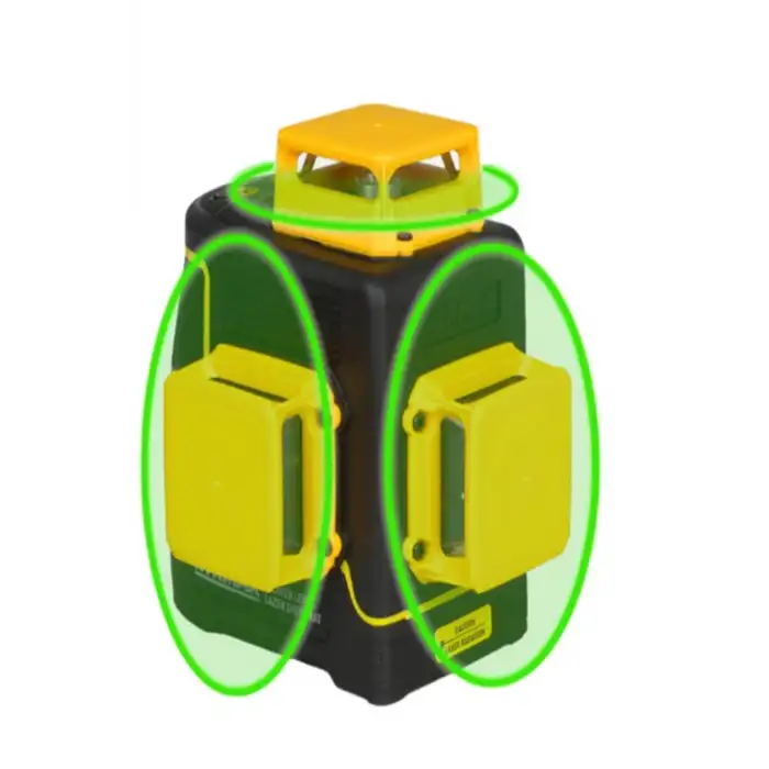 Rtrmax RTM058 Profesyonel Li-ion Şarjlı 3X360 Yeşil Lazer Distomat