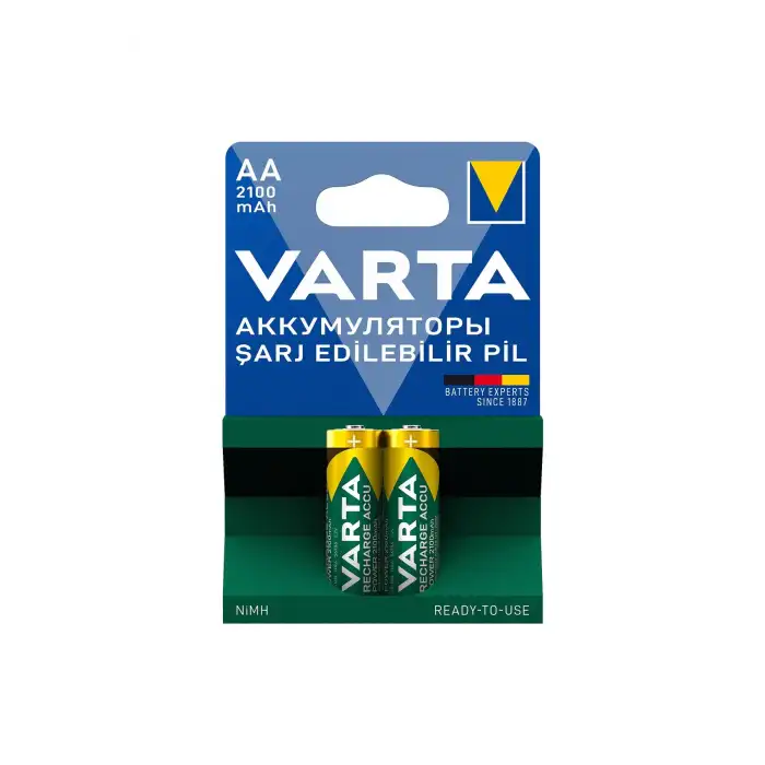 Varta Şarj Edilebilir Kalem Pil Aa 2100 Mah 2li