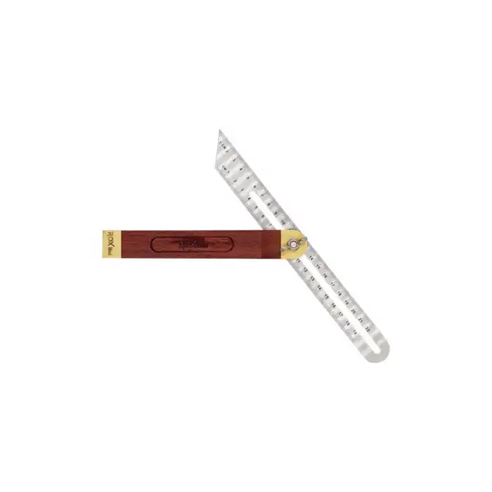 Rox Wood 7 Gül Ağacı Ayarlı Marangoz Gönye 22 Cm