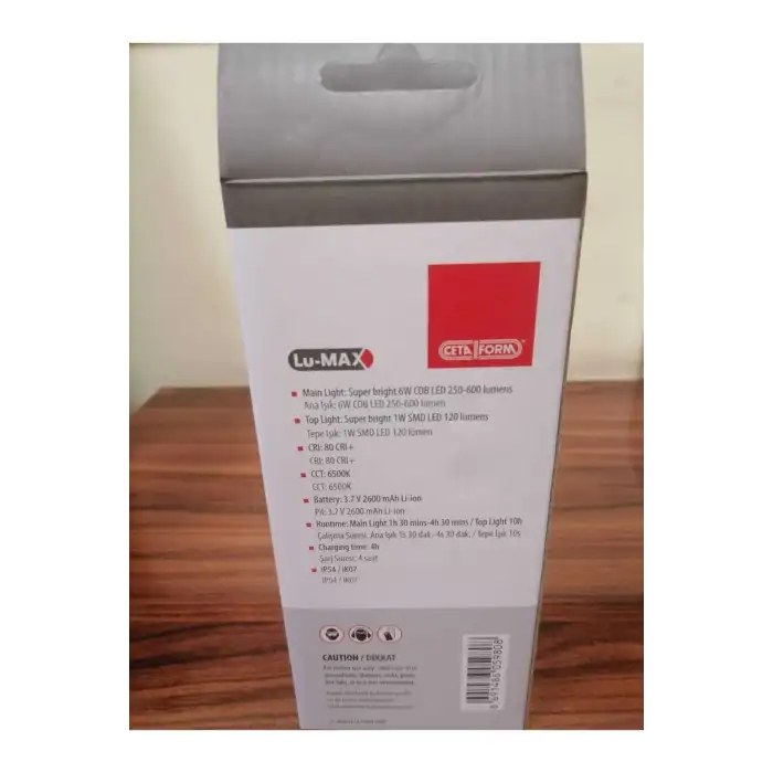 CETA FORM R10-Midi Şarjlı Led Mini Çalışma Lambası