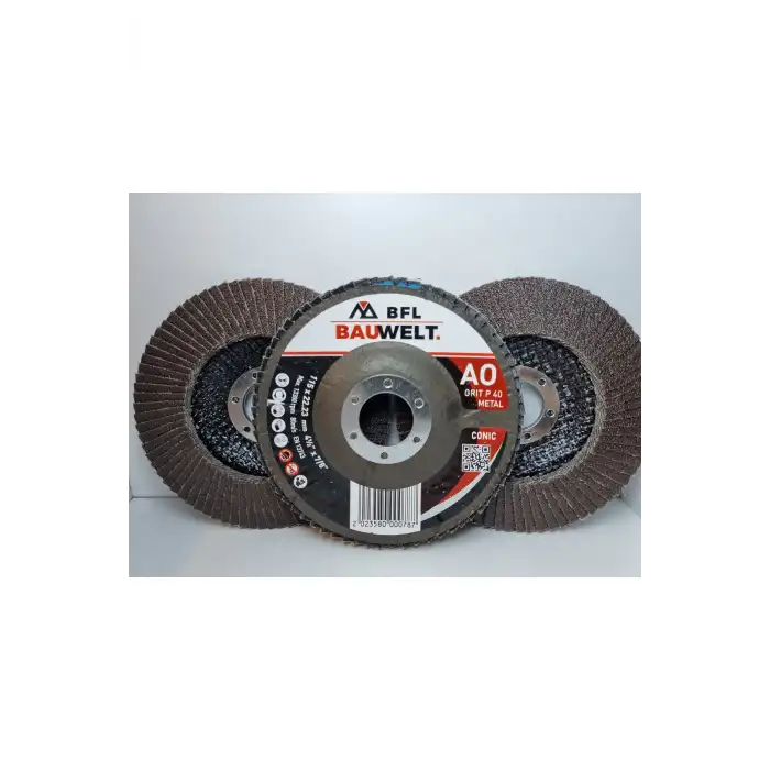 BAUWELT ÇAP115 A040 FLAP DİSK ZIMPARA HIGHTECH 5Lİ PAKET