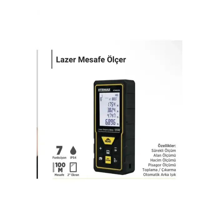 Rtrmax Lazer Mesafe Ölçer Rtm039