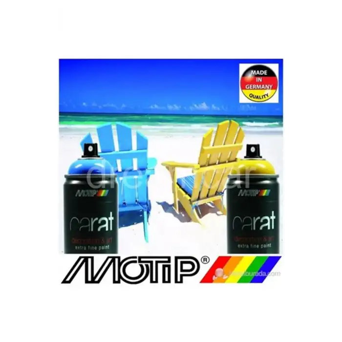 Motip Carat Ral 5002 Koyu Lacivert Parlak Akrilik Sprey Boya 400 Ml. Germany