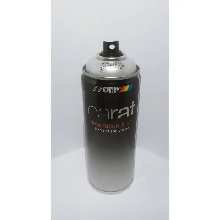 Motip Carat Ral 9006 Alüminyum Gri Parlak Sprey Boya 400ml