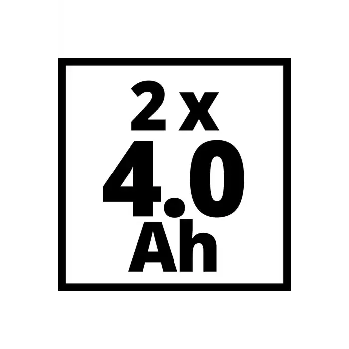 Einhell 2x18V 4,0 Ah PXC-Twinpack CB 2, Akü