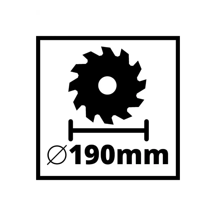 Einhell TE-CS 18/190 Li BL - Solo, Kömürsüz Akülü Daire Testere