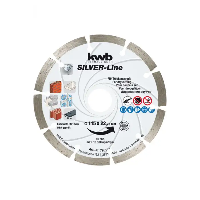 Kwb Elmas Kesme Diski 115 Mm 796170