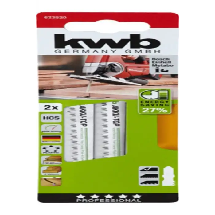 KWB Dekupaj Testere Bıçağı Ahşap 2 parça 49623520