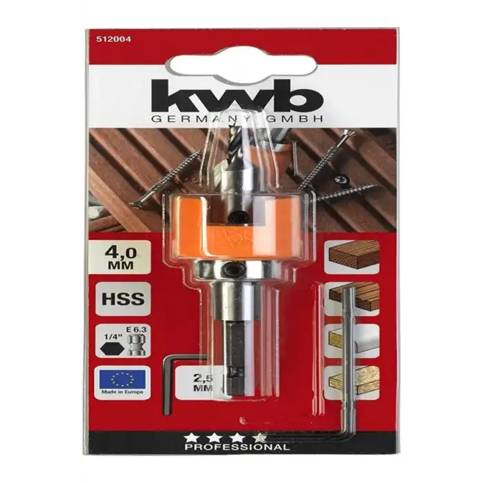 KWB Havşa Matkap Ucu 4 mm (EİNHEL.49512004)