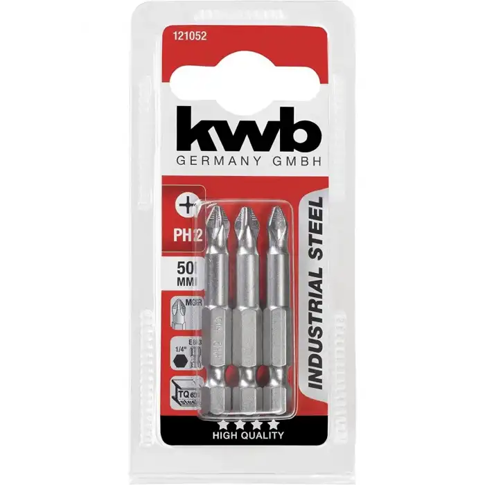 Kwb kwb 121052 3 Parça Bits Seti Ph2 50 Mm