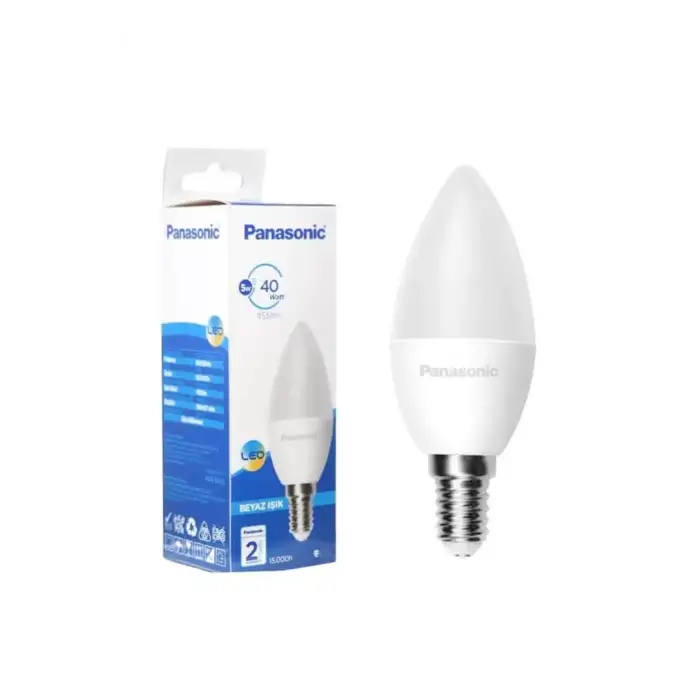 PANASONIC 5w E-14 6500k Beyaz Işık Led Ampul
