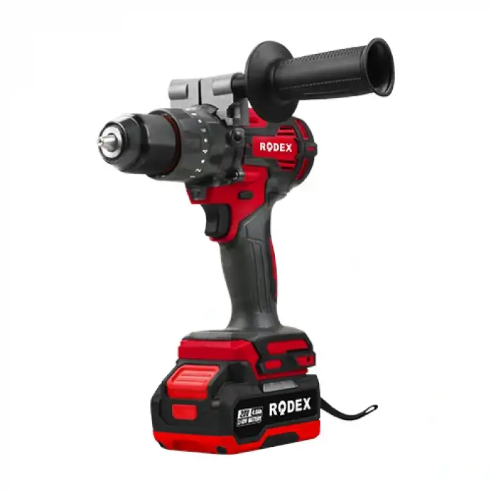 Rodex Akülü Darbeli Matkap 13MM 0-520/0-1700RPM 120NM 2 x LI-ION 20V/4.0Ah 2 Vites Kömürsüz Motor