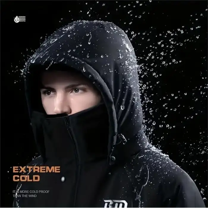 Kışlık Açık Hava Sürüşü Yalıtımlı Tam Vücut Tulumu Su Geçirmez Soğuk Hava Tulumu