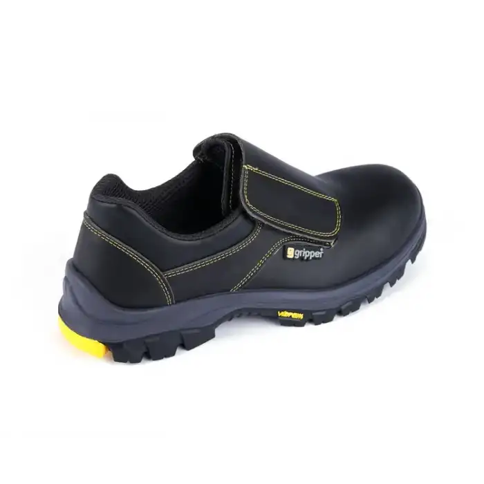 Gripper Gpr-34 S2 Siyah Deri Kompozit Vibram Taban Iş Güvenlik Ayakkabısı