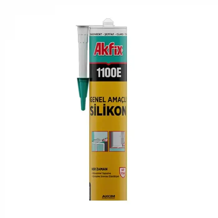 AKFİX 1100E Genel Amaçlı Silikon 280GR Beyaz