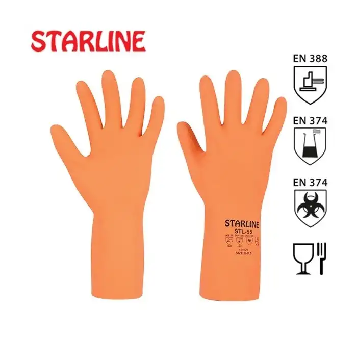 Starline Pamuk Astarlı Doğal Kauçuk Eldiven STL-55