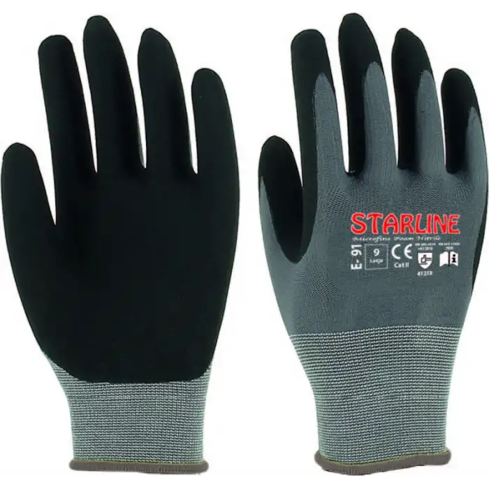 Starline E-91 Mikro Köpük Nitril Eldiven 12li Paket