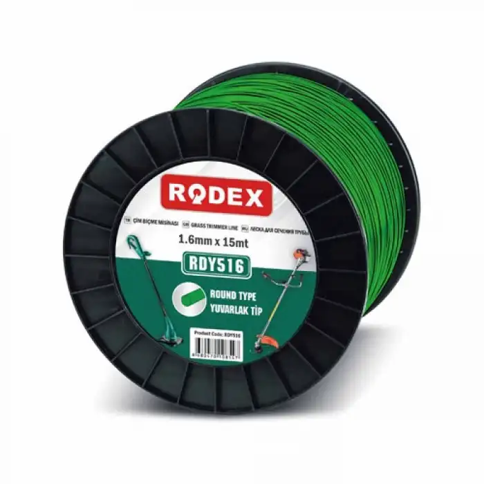 Rodex Tırpan Misinası Yeşil Yuvarlak 3.3MMX888M BOBİN