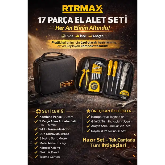 Rtrmax El Aleti Seti 17 Parça