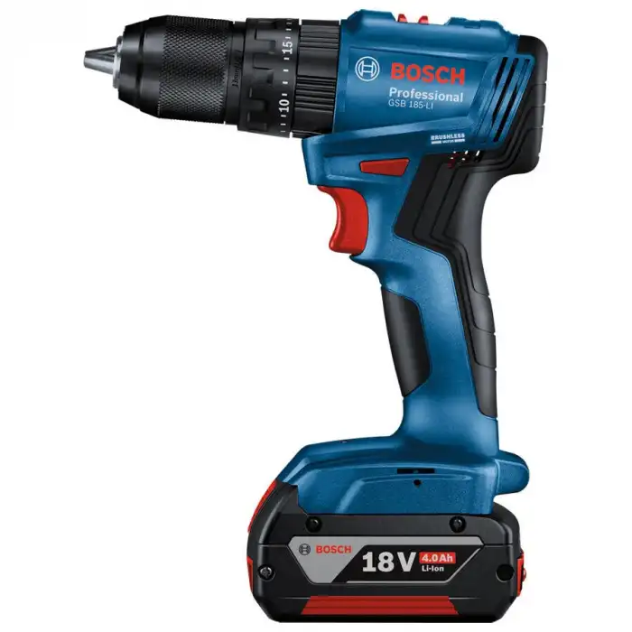 BOSCH GSB 185-LI Akülü Darbeli Vidalama Çift Akülü 18V 2 Ah