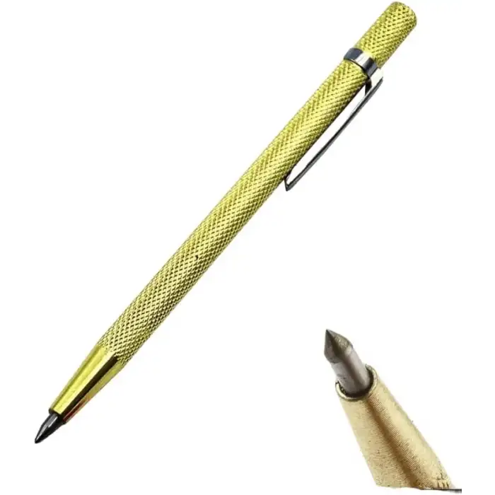 Metal Çizici Kalem (Karbür Uçlu Profesyonel Metal Çizici Kalem) 14cm