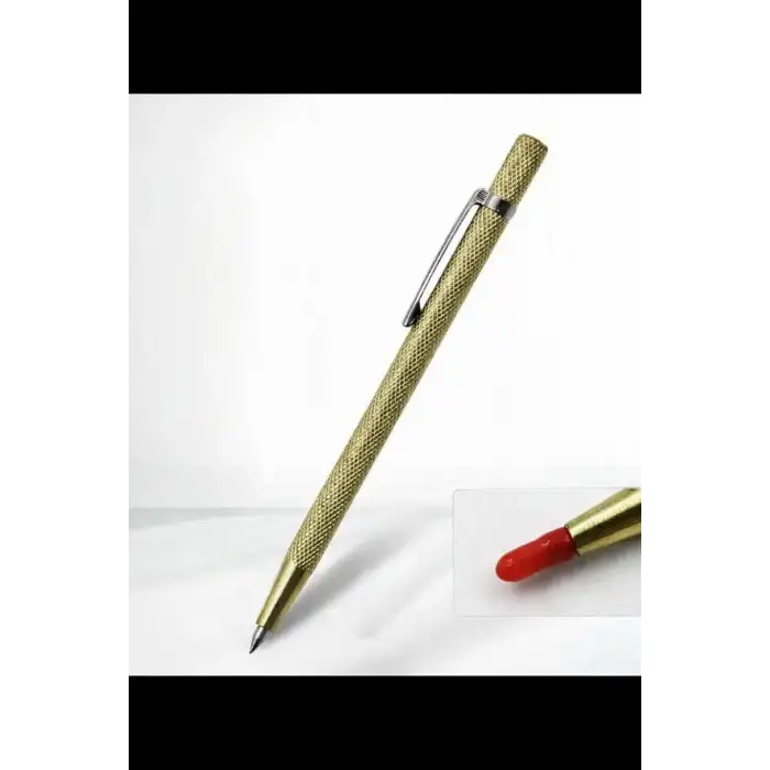 Metal Çizici Kalem (Karbür Uçlu Profesyonel Metal Çizici Kalem) 14cm
