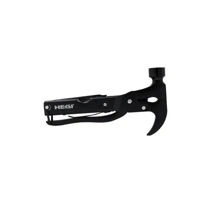 Hegi 818100010 Çok Fonksiyonlu Paslanmaz Çekiç/keser - Siyah