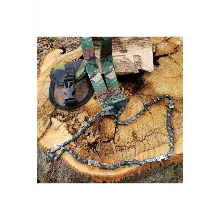 Hegi 818100061 Cep Tipi Zincirli El Testeresi 65cm - Kamuflaj