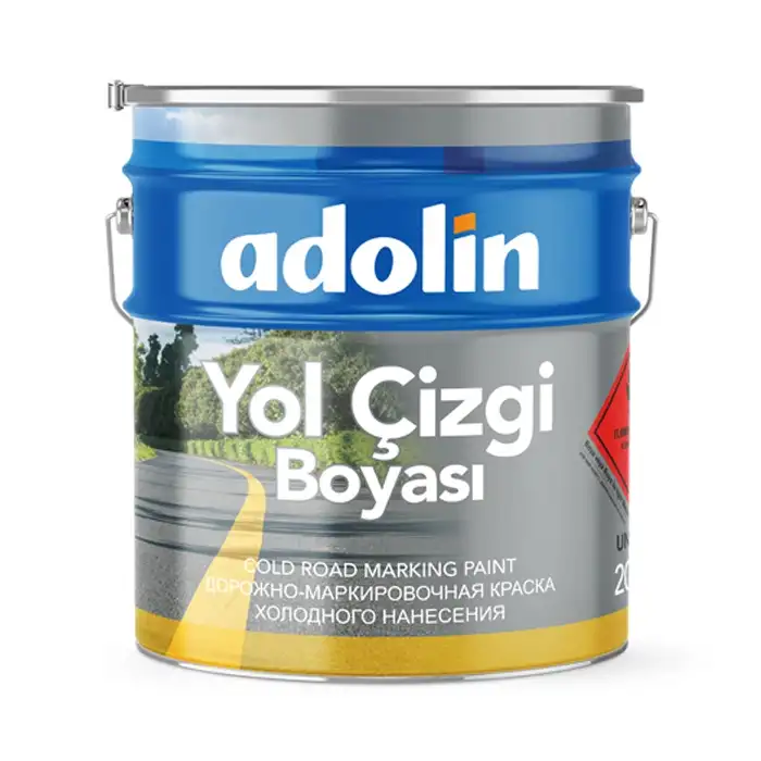 Adolin Soğuk Yol Çizgi Boyası 0,875 kg - Sarı (Renk Kodu: 0002)