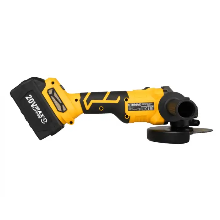 Akülü Avuç Taşlama Kömürsüz 115MM 8.500RPM 2x4 Ah AKÜ RTRMAX S-LION RTS5050