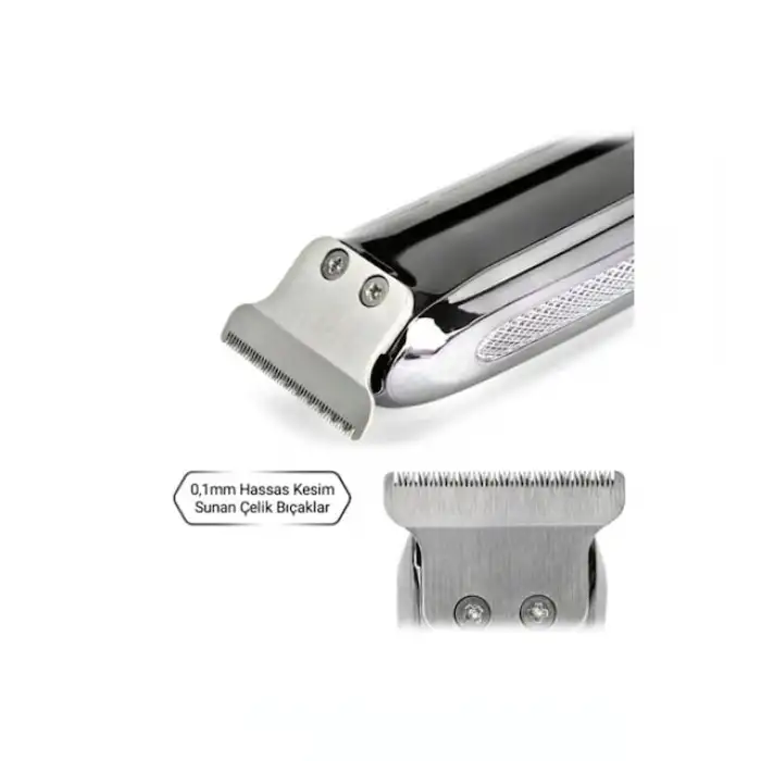 ArtıTech Şarjlı Traş Makinesi Saç Sakal Kesme Ense Vücut Kılı Çizim Epilasyon Öncesi Tüy Kısaltma Ar-605