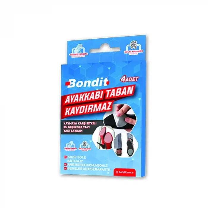 Bondit Ayakkabı Taban Kaydırmaz 4lü Şeffaf