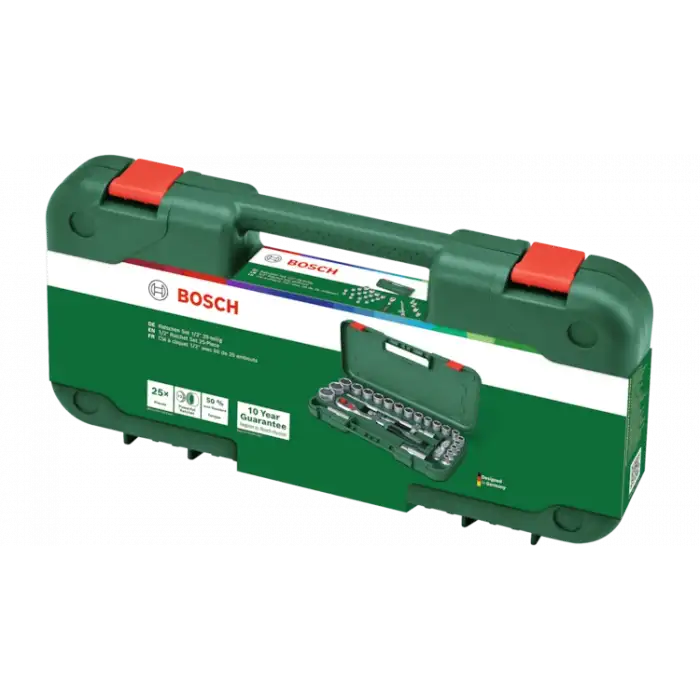 Bosch 1/2 Cırcırlı Somun Sıkma Seti 25 Parça-1600A02Z9F