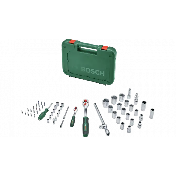 Bosch 1/4 ve 1/2 Cırcırlı Somun Sıkma Seti 56 Parça - 1600A02Z9G