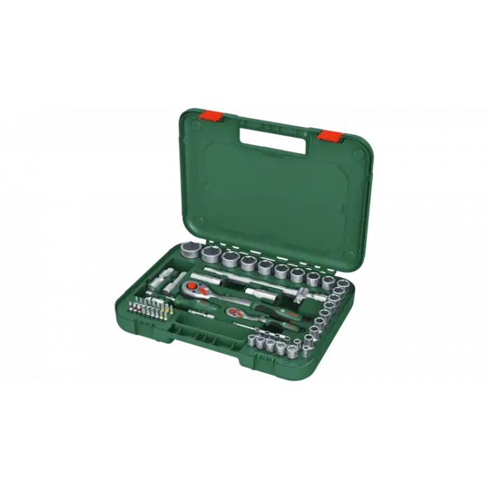 Bosch 1/4 ve 1/2 Cırcırlı Somun Sıkma Seti 56 Parça - 1600A02Z9G