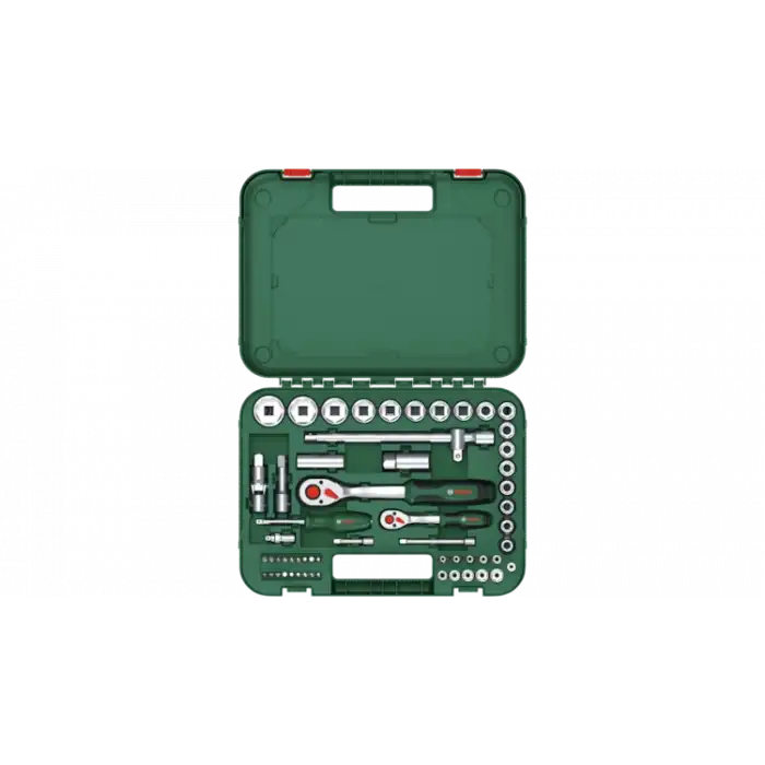 Bosch 1/4 ve 1/2 Cırcırlı Somun Sıkma Seti 56 Parça - 1600A02Z9G