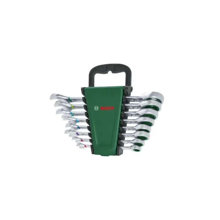 Bosch 8 Parça Cırcırlı Kombine Anahtar Seti (8 - 19 mm Ölçü Aralığı) - 1600A027PS