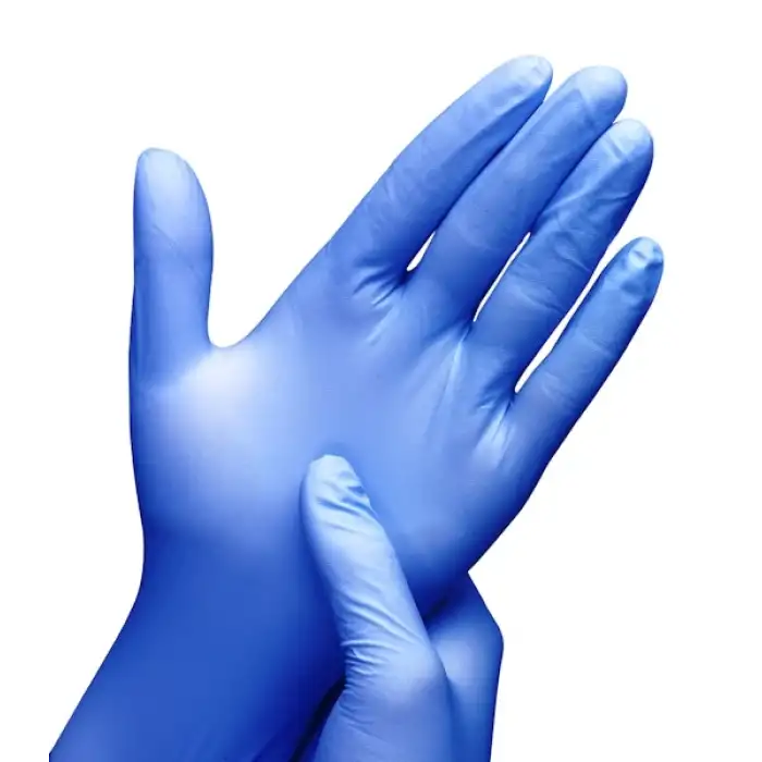 CoreMed Pudrasız Muayene Eldiveni Nitril Eldiven Mavi XL 100lü