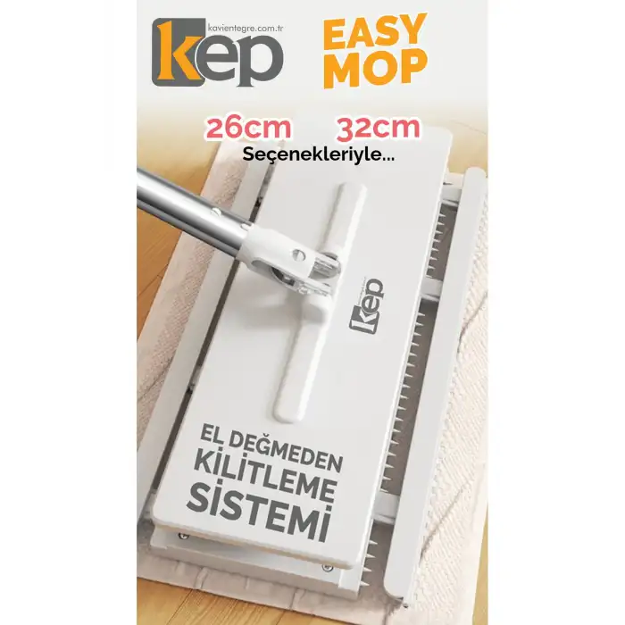 Easy Mop 26 Cm L - Otomatik Bez Yakalayan Mop - Eliniz Kirlenmesin!